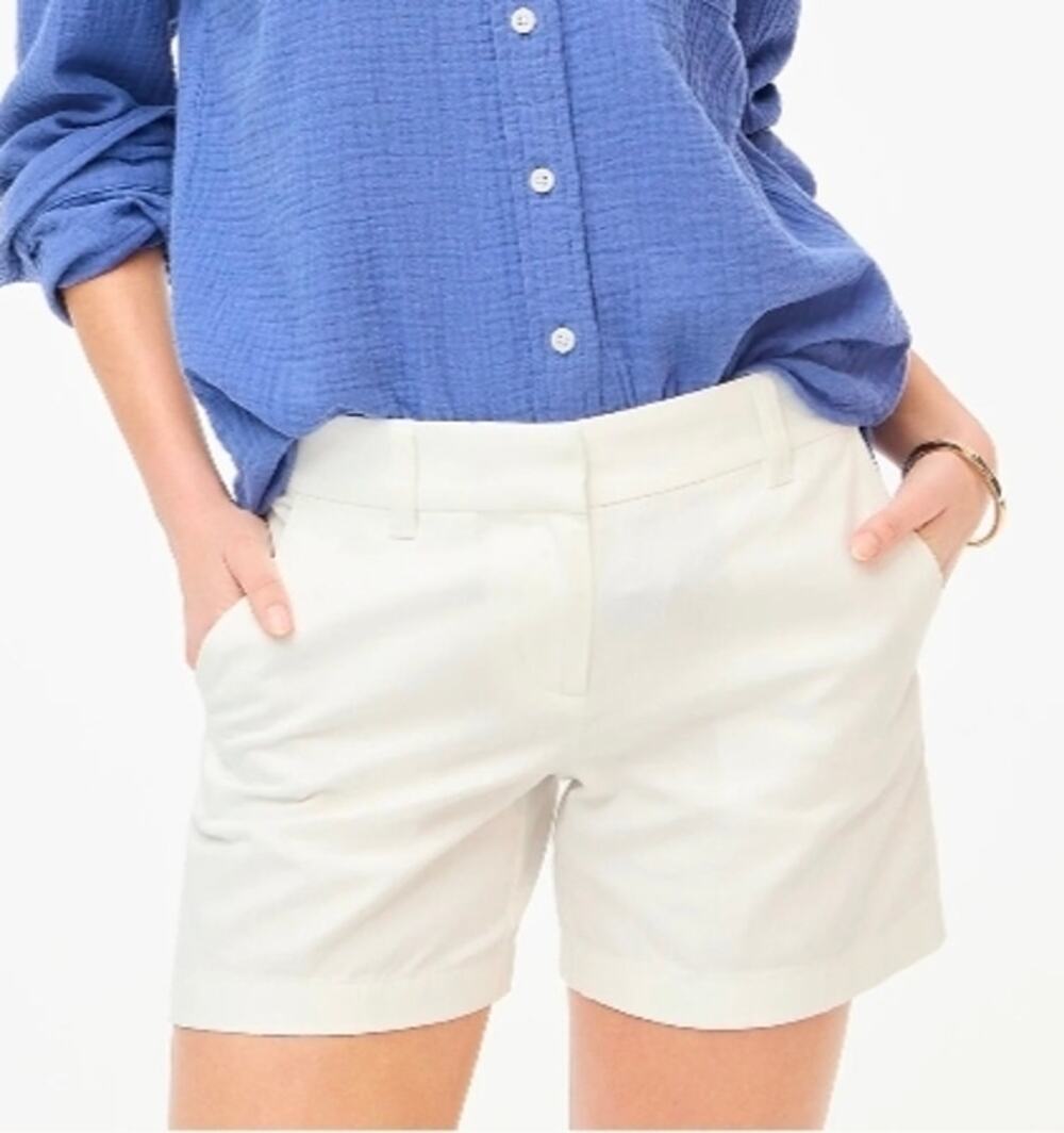 J. Crew Factory 5" Classic Chino Short Size 0 NWT
